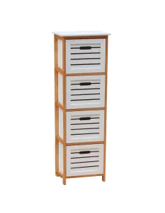 Comodă TALAS, dormitor/hol/living, 32x30x109 cm, MDF și lemn masiv | MobilaOK