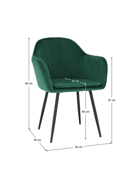 Fotoliu ZIRKON living, 56x82x55 cm, Catifea Velvet/Metal | MobilaOK