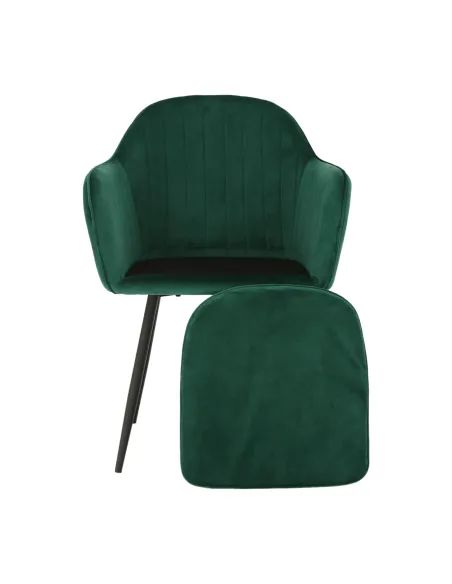 Fotoliu ZIRKON living, 56x82x55 cm, Catifea Velvet/Metal | MobilaOK
