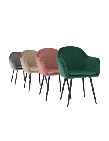 Fotoliu ZIRKON living, 56x82x55 cm, Catifea Velvet/Metal | MobilaOK