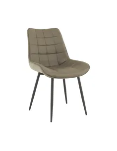 Scaun SARIN, birou/home office, 54x56x90 cm, catifea/metal | MobilaOK