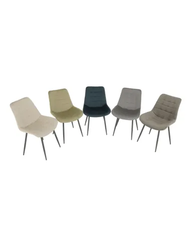 Scaun SARIN, birou/home office, 54x56x90 cm, catifea/metal | MobilaOK