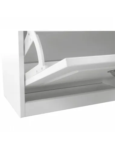 Pantofar SEBER TYP 1 pentru hol/dressing, 53.5x82.5x24 cm, PAL melaminat alb | MobilaOK