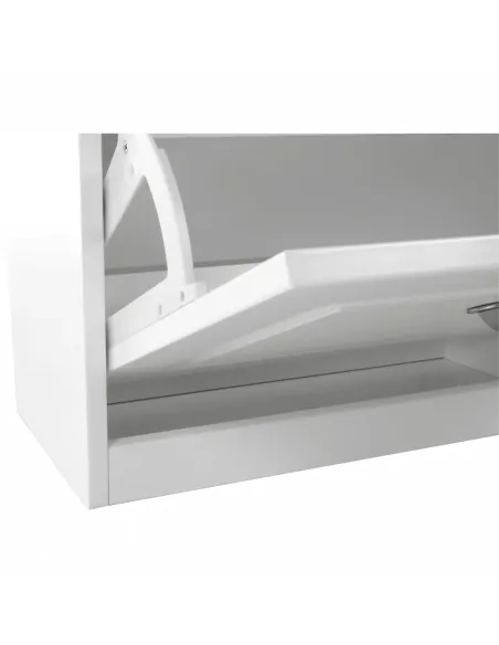 Pantofar SEBER TYP 1 pentru hol/dressing, 53.5x82.5x24 cm, PAL melaminat alb | MobilaOK