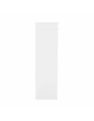 Pantofar SEBER TYP 1 pentru hol/dressing, 53.5x82.5x24 cm, PAL melaminat alb | MobilaOK