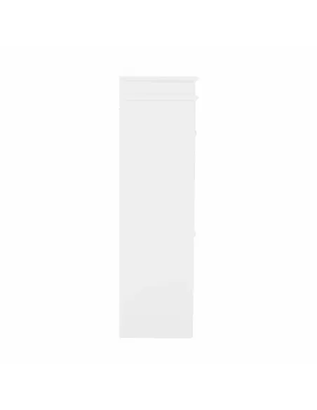 Pantofar SEBER TYP 1 pentru hol/dressing, 53.5x82.5x24 cm, PAL melaminat alb | MobilaOK