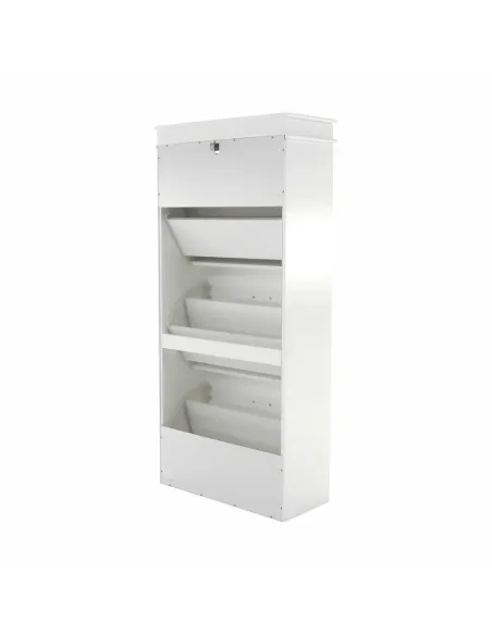 Pantofar SEBER TYP 2, hol/dressing, 53.5x117x24 cm, PAL/MDF, alb | MobilaOK