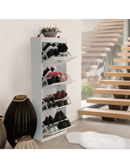 Pantofar SEBER TYP 3 pentru hol/dressing, 53.5x152x24 cm, PAL/MDF, KONDELA | MobilaOK