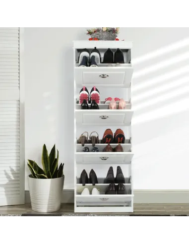 Pantofar SEBER TYP 3 pentru hol/dressing, 53.5x152x24 cm, PAL/MDF, KONDELA | MobilaOK