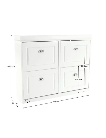 Pantofar SEBER TYP 5, hol/dressing, 105x82.5x24 cm, PAL/MDF | MobilaOK