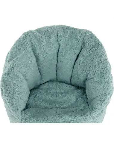 Fotoliu ALMERO, living, 75x75x75 cm, material textil mentol | MobilaOK