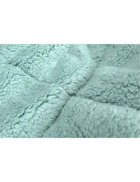 Fotoliu ALMERO, living, 75x75x75 cm, material textil mentol | MobilaOK