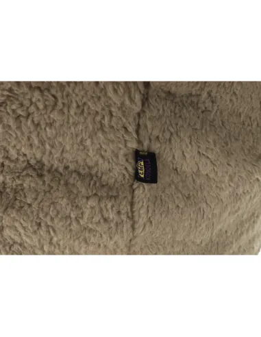 Fotoliu ALMERO living 75x75x75 cm, material textil maro deschis | MobilaOK