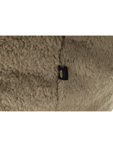 Fotoliu ALMERO living 75x75x75 cm, material textil maro deschis | MobilaOK