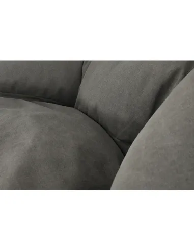 Fotoliu URASON, living, 80x80x80 cm, material textil gri | MobilaOK
