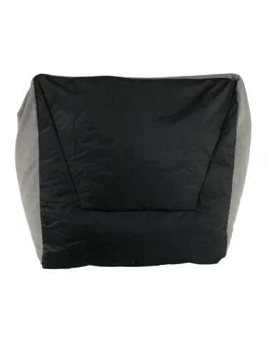 Fotoliu URASON, living, 80x80x80 cm, material textil gri | MobilaOK
