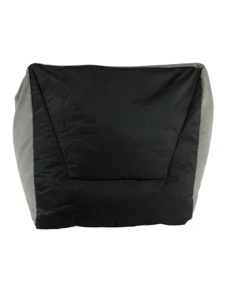 Fotoliu URASON, living, 80x80x80 cm, material textil gri | MobilaOK