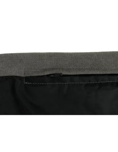 Fotoliu URASON, living, 80x80x80 cm, material textil gri | MobilaOK