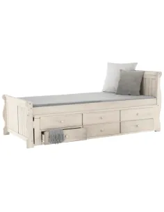 Pat, ANTIKO, dormitor/copii, 90x200, PAL/MDF, masiv | MobilaOK