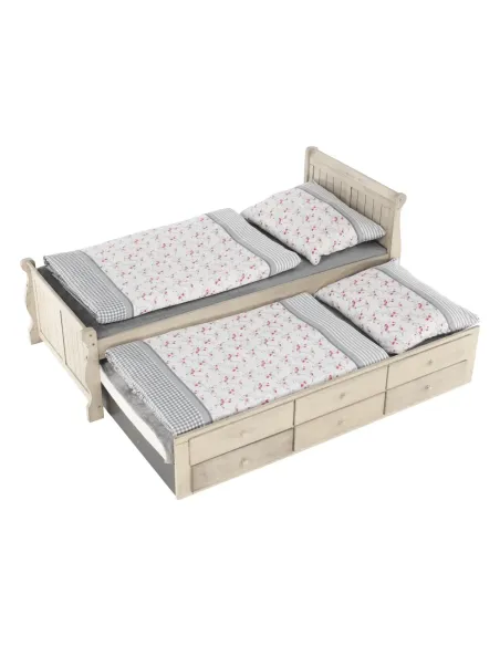 Pat, ANTIKO, dormitor/copii, 90x200, PAL/MDF, masiv | MobilaOK