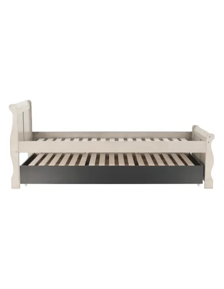 Pat, ANTIKO, dormitor/copii, 90x200, PAL/MDF, masiv | MobilaOK