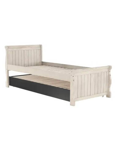 Pat, ANTIKO, dormitor/copii, 90x200, PAL/MDF, masiv | MobilaOK