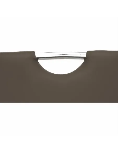 Scaun TOSENA, dining, 44x60.5x98 cm, piele eco și crom | MobilaOK