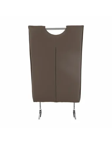 Scaun TOSENA, dining, 44x60.5x98 cm, piele eco și crom | MobilaOK