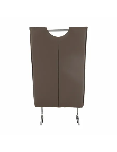 Scaun TOSENA, dining, 44x60.5x98 cm, piele eco și crom | MobilaOK