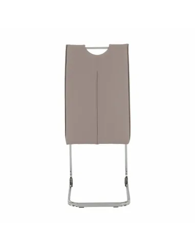 Scaun Dining TOSENA, living/dining, 44x60.5x98 cm, Piele eco și crom | MobilaOK