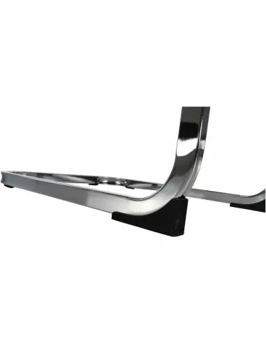 Scaun Dining TOSENA, living/dining, 44x60.5x98 cm, Piele eco și crom | MobilaOK