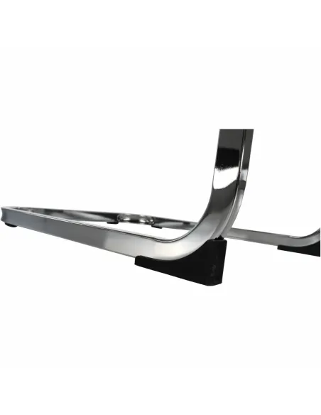 Scaun Dining TOSENA, living/dining, 44x60.5x98 cm, Piele eco și crom | MobilaOK