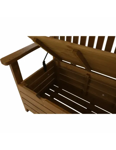 Bancă de grădină AMULA, maro, 150x56x88 cm, Lemn | MobilaOK