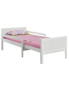 Pat, EUNIKA, dormitor, 125/205 x 100 x 62 cm, PAL/MDF/masiv de pin | MobilaOK