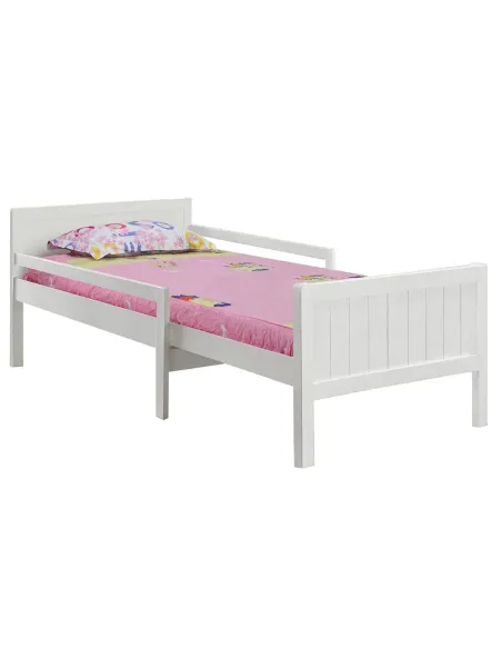 Pat, EUNIKA, dormitor, 125/205 x 100 x 62 cm, PAL/MDF/masiv de pin | MobilaOK