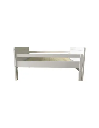 Pat, EUNIKA, dormitor, 125/205 x 100 x 62 cm, PAL/MDF/masiv de pin | MobilaOK