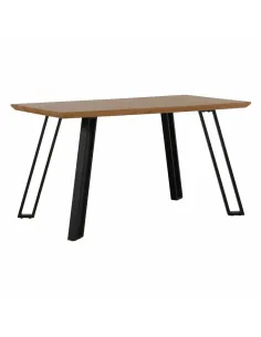 Masă dining PEDAL, sufragerie, 140x83 cm, MDF și metal | MobilaOK