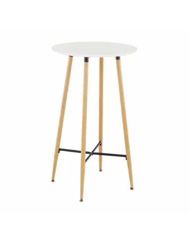 Masă de bar IMAM bucătărie/bar diametru 60 cm MDF și metal | MobilaOK