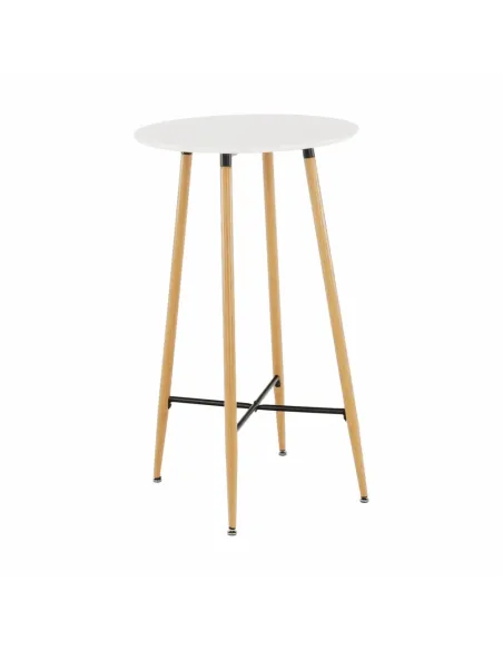 Masă de bar IMAM bucătărie/bar diametru 60 cm MDF și metal | MobilaOK