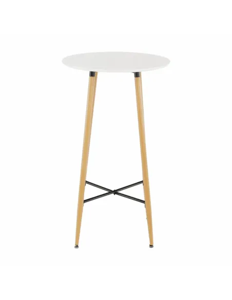 Masă de bar IMAM bucătărie/bar diametru 60 cm MDF și metal | MobilaOK