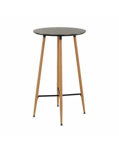 Masă de bar IMAM, bucătărie/sufragerie, Ø60x102 cm, MDF/metal | MobilaOK