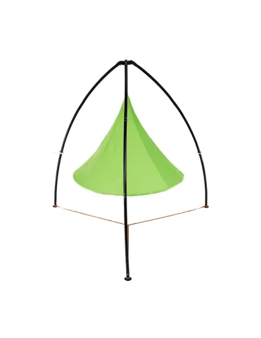 Scaun suspendabil balansoar, KLORIN NEW KLASIK, living/balcon/grădină, 150x150x150 cm, Bumbac/Poliester și Aluminiu | MobilaOK