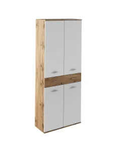 Dulap CYRIL pentru dormitor/hol, 80x35x199 cm, PAL melaminat | MobilaOK