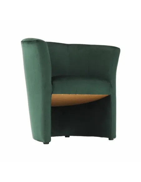 Fotoliu CUBA, living/birou, 65x77x60 cm, textil smarald | MobilaOK