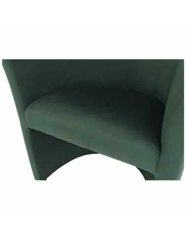 Fotoliu CUBA, living/birou, 65x77x60 cm, textil smarald | MobilaOK