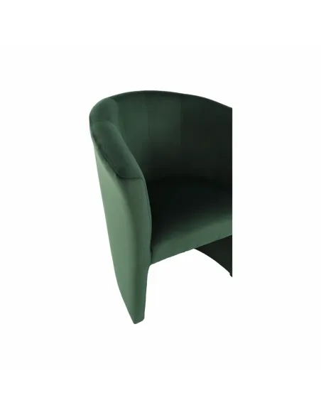 Fotoliu CUBA, living/birou, 65x77x60 cm, textil smarald | MobilaOK