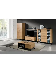 Dulap Cuier SIRAN, hol/dormitor, 81x55x191 cm, PAL melaminat | MobilaOK 2