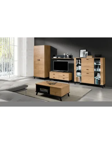 Dulap Cuier SIRAN, hol/dormitor, 81x55x191 cm, PAL melaminat | MobilaOK