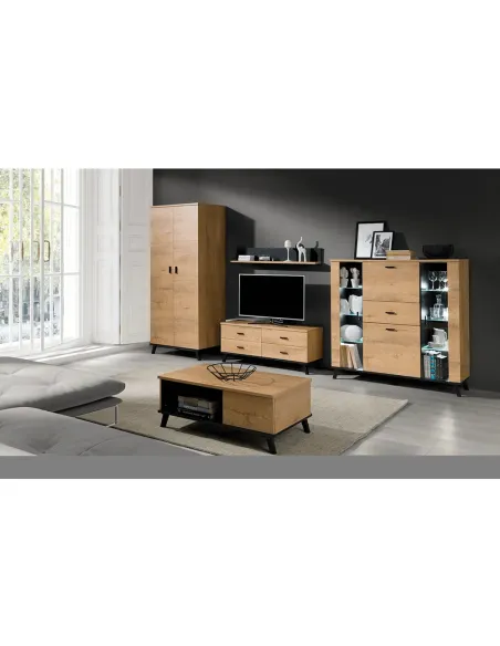 Dulap Cuier SIRAN, hol/dormitor, 81x55x191 cm, PAL melaminat | MobilaOK