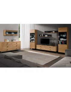 Scrin SIRAN TYP 5 pentru dormitor/hol, 181x40x84 cm, PAL melaminat | MobilaOK 2
